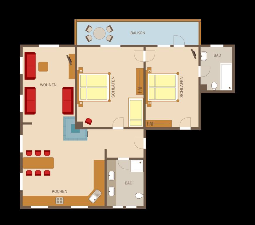 Ferienanlage Hechenbergerhof Bichlbach Habitación foto